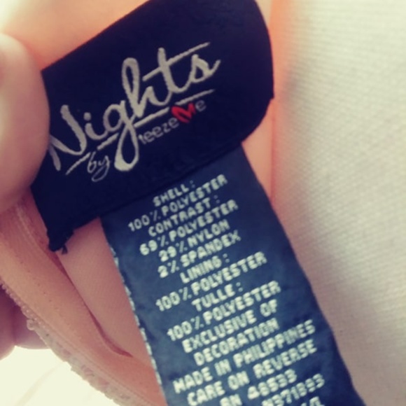 Nights by Teeze me pink junior formal dress - Picture 5 of 6